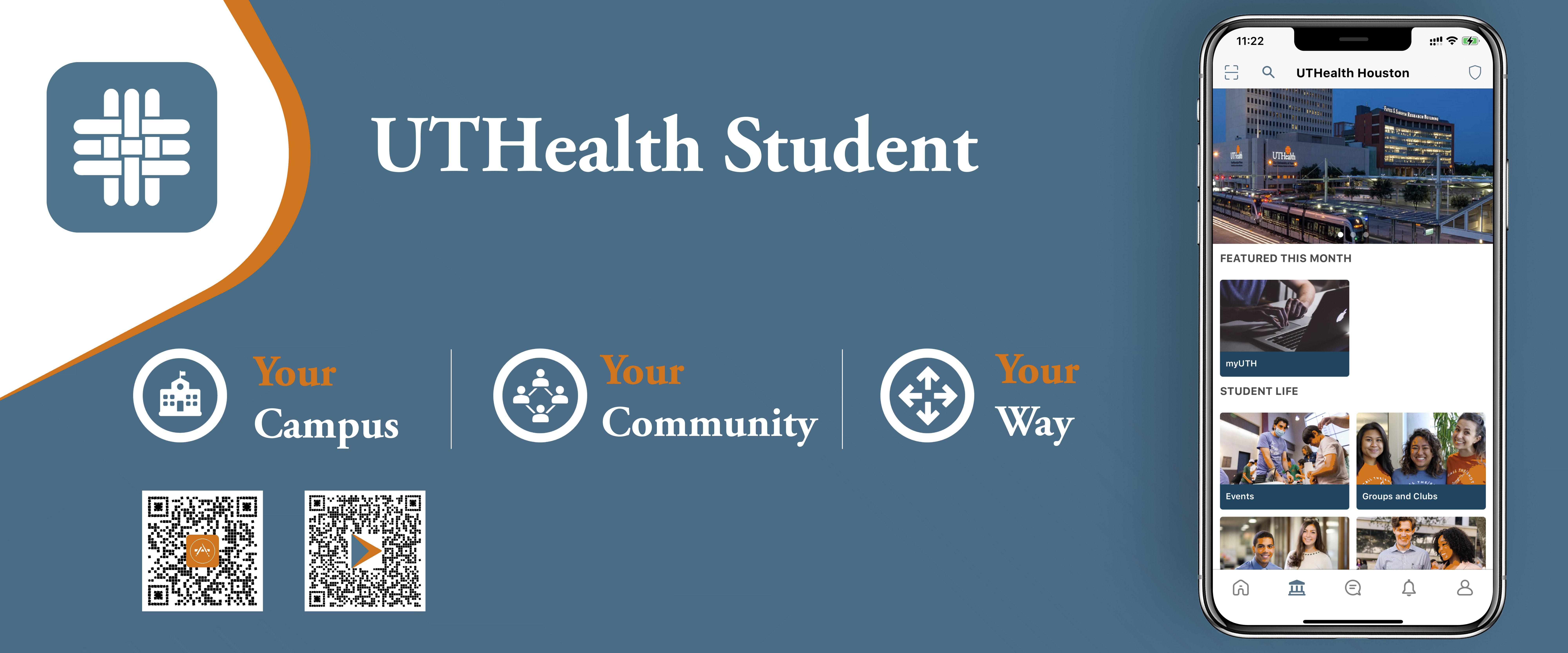 UTHealth Student App Banner